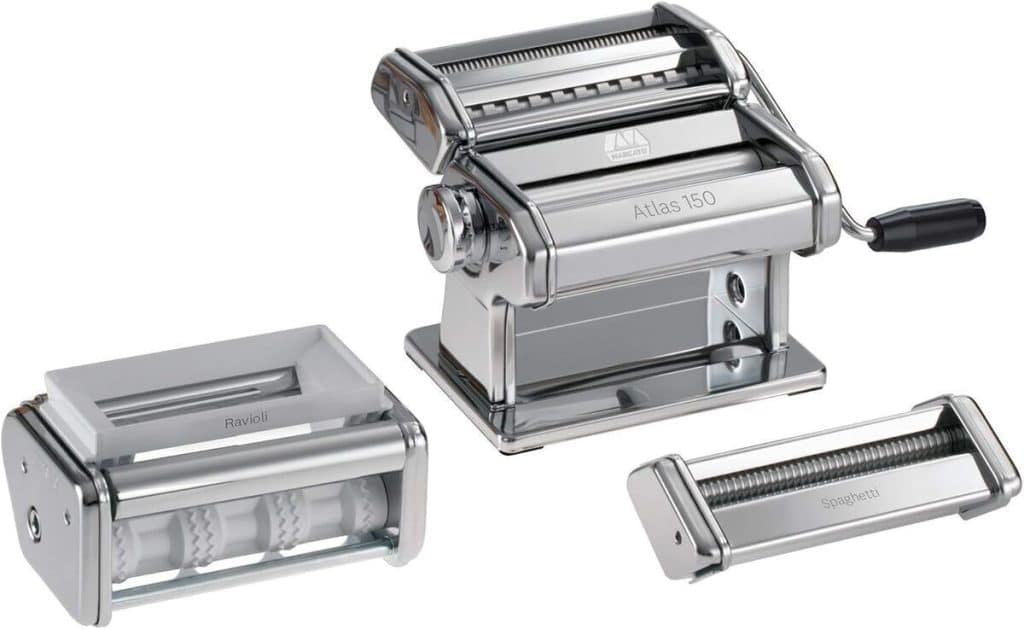 Test : pastaset, machine à pâtes manuelle avec accessoires ravioli et spaghetti inclus