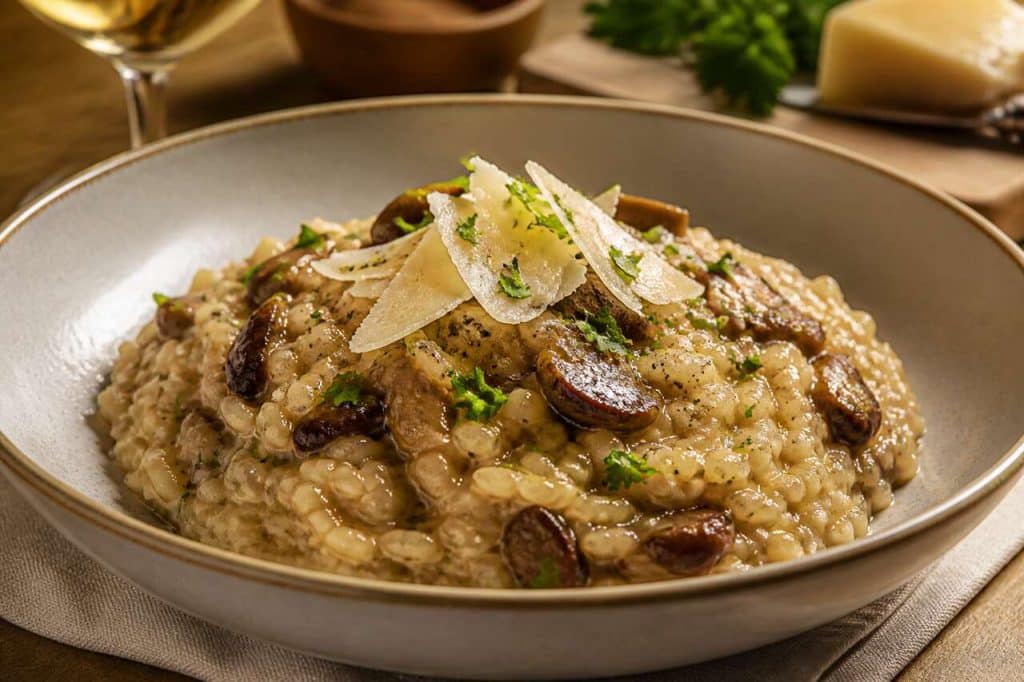 Risotto aux cèpes : recette italienne authentique
