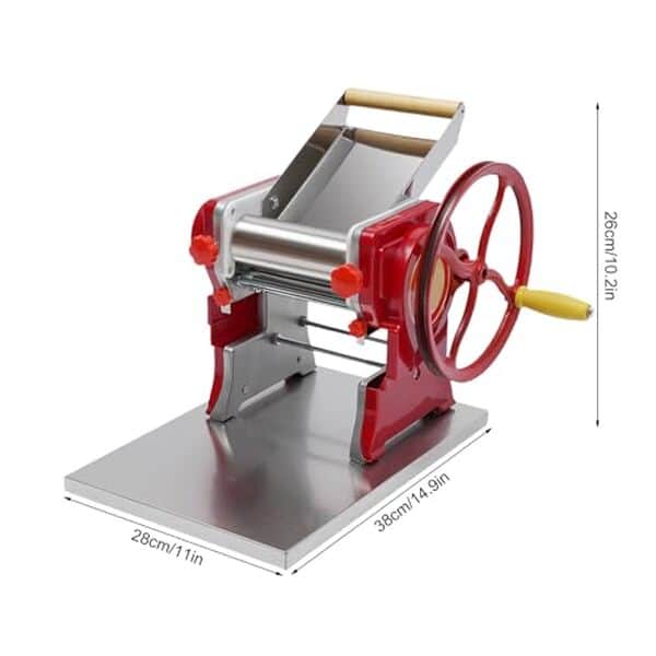Découvrez notre test détaillé de cette machine à pâtes en acier inoxydable rouge. Épaisseurs réglables de 0, 5 à 5 mm, qualité et performance analysées. 