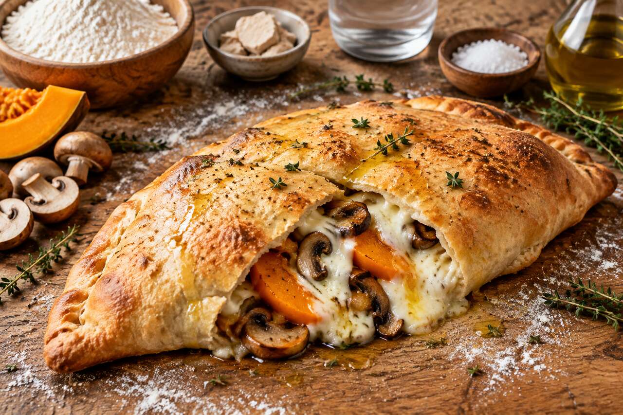 Calzone Automnale : recette gourmande