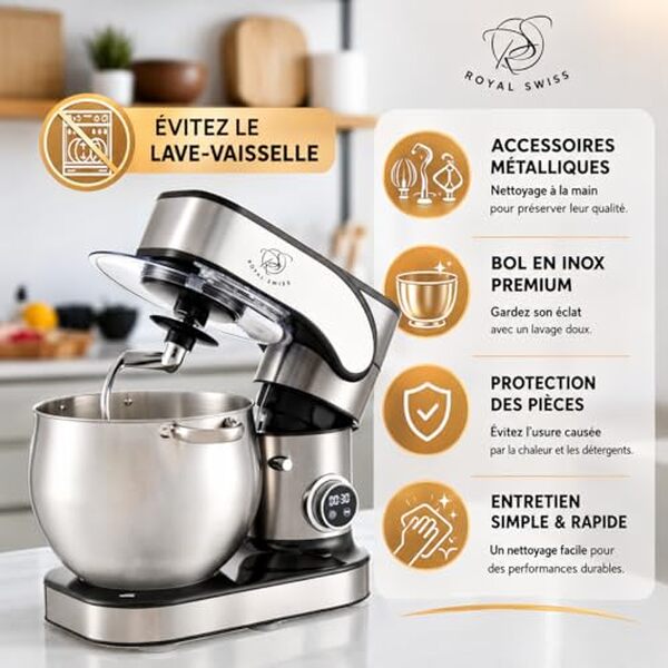 Découvrez notre test détaillé du robot pâtissier Royal Swiss 2026 W : puissance, précision et fonctionnalités pour vos pâtisseries maison. Avis complet et comparatif. 