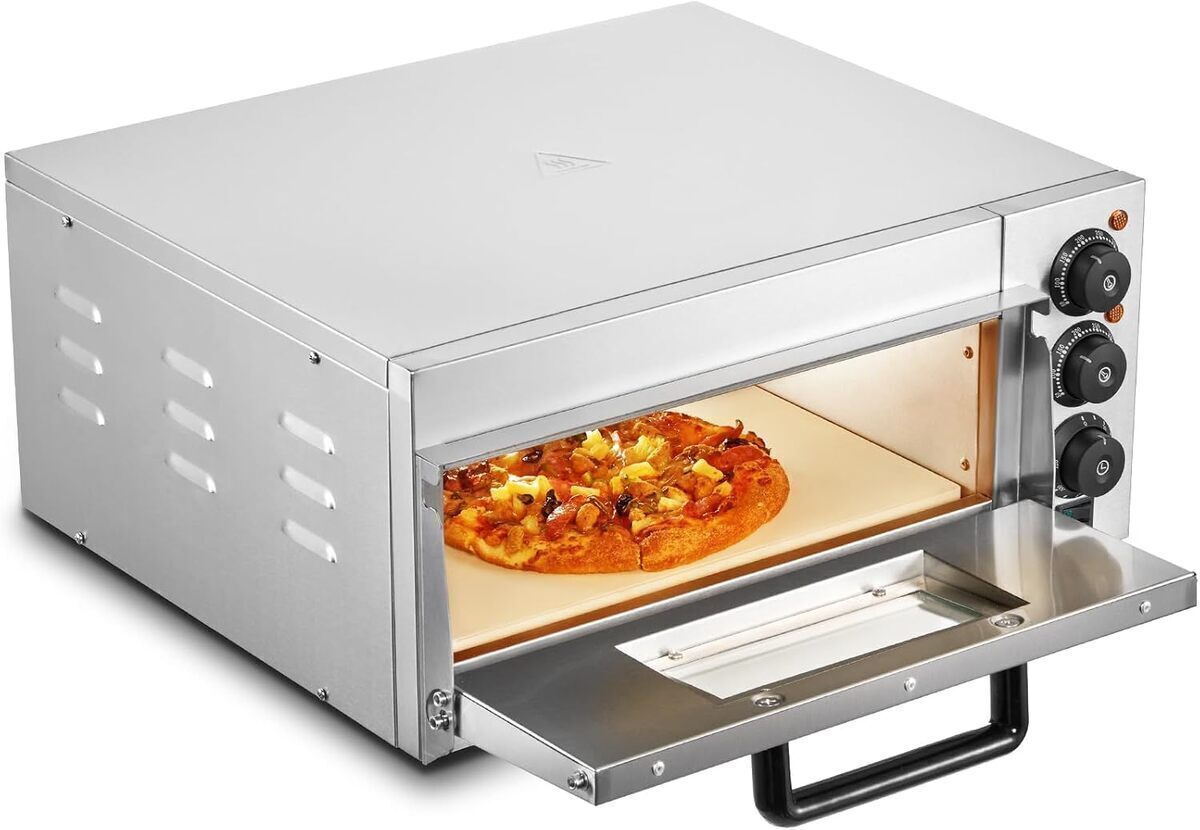 Test du four à pizza VEVOR 16 po : polyvalence inoxydable à l'épreuve
