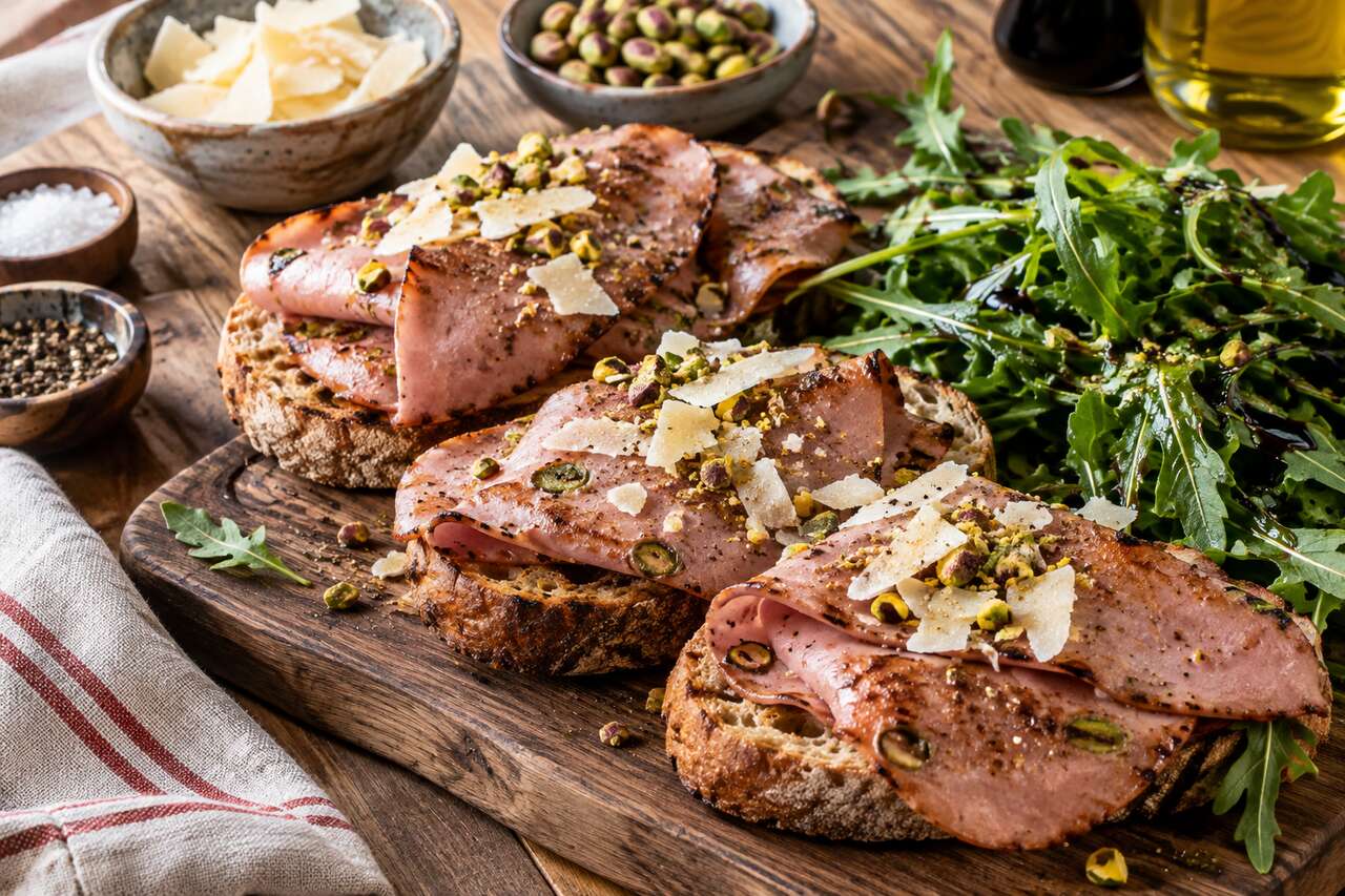 Recette italienne : mortadelle grillée savoureuse