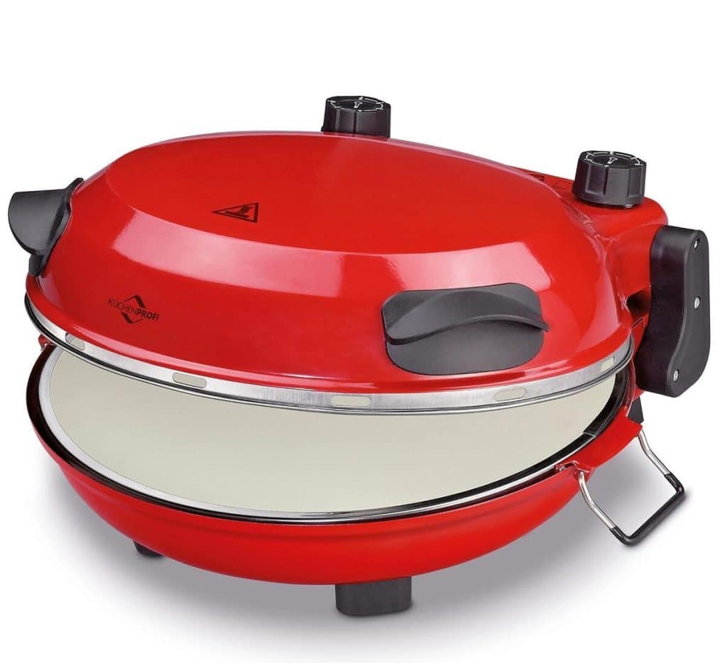 Test : kuchenprofi Napoli, l'appareil à pizza rapide de 1200 W